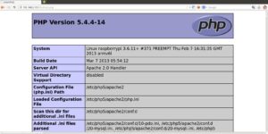 Abbildung 2: Das Skript »firsttest.php« gibt Informationen zur PHP-Installation aus.