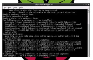 Abbildung 3: Zwar zieht die freie Bildbearbeitung Gimp bei der Installation eine ganze Reihe benötigter Komponenten nach …