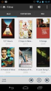 Abbildung 4: Music Pump orientiert sich von allen XBMC-Remotes am besten am Android-Design.