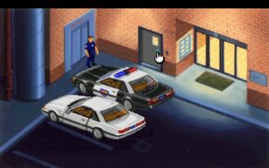 Abbildung 2: Mit ScummVM und dem Adventure Police Quest erleben Sie den Alltag eines US-Streifenpolizisten im Jahr 1991.