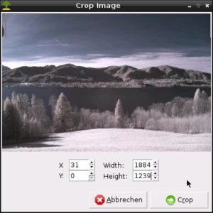 Abbildung 4: Kleine Änderungen an Bildern übernimmt auf dem RasPi am besten das schlanke Programm Mirage.