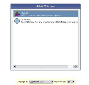 Abbildung 5: Nach Abschluss der Installation zeigt NOOBS ein Boot-Menü, aus dem heraus Sie die eingerichteten Systeme starten.