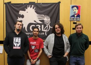Abbildung 5: Stand des Chaos Computer Clubs Luxemburg.