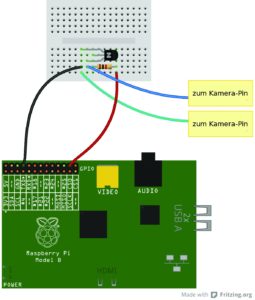 Abbildung 2: Der Verkabelungsplan des elektronischen Auslösers.