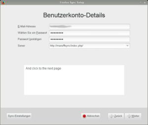 Abbildung 3: Firefox erlaubt es problemlos, mehrere Installationen über einen zentralen Server – in unserem Fall auf einem Raspberry Pi – zu synchronisieren.