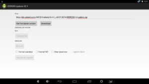 Abbildung 5: Über den Odroid-Updater halten Sie das auf dem Odroid installierte Android-System aktuell.