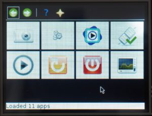 Abbildung 5: Ein alternativer Launcher erlaubt das komfortable Bedienen vordefinierter Funktionen auf dem Kleinstbildschirm.