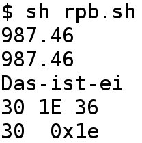 Abbildung 1: Über Parameter formatieren Sie mittels »printf« die Ausgaben von Daten in der gewünschten Form.