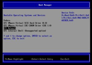Abbildung 1: Ist im BIOS des Rechners UEFI aktiviert, starten Sie mit »F10« die Auswahl, welchen Modus der Rechner verwendet.