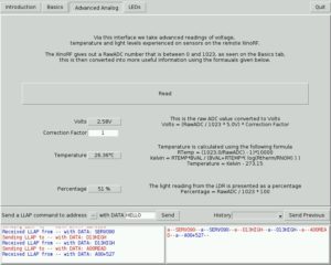 Abbildung 6: Auslesen der Temperatur mittels eines Resistors in WIK.