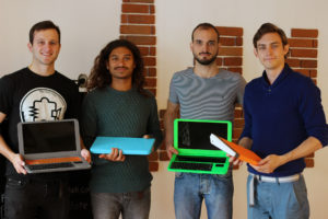 Abbildung 1: Das Raspberry-Pi-Top-Team entstammt der Londoner Maker-Szene.