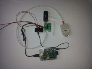 Abbildung 4: Die Hardware-Komponenten im Testaufbau.
