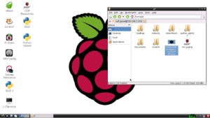 Abbildung 6: Als grafische Oberfläche stellt Raspian den LXDE-Desktop bereit.