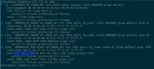 Abbildung 2: Mit dem Befehl »ip addr« finden Sie heraus, ob und wenn ja, welche IP-Adresse der PC erhalten hat.