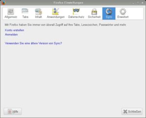 Abbildung 2: Um die Synchronisations-Funktion von Firefox zu nutzen, müssen Sie zunächst einen Authentifizierungs-Account bei Mozilla erstellen – auch dann, wenn Sie die Daten selbst auf dem eigenen Server speichern.