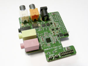 Abbildung 8: Die Wolfson-Karte bietet im Gegensatz zur Hifiberry auch Eingänge, allerdings nur einen analogen Stereo-Ausgang. (Bild: Wolfson Microelectronics)