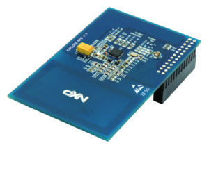 Abbildung 9: Das Explore-NFC-Modul bietet eine SPI- und I2C-Schnittstelle und erlaubt unter anderem das Auslesen von RFID-Karten. (Bild: Farnell Element 14)