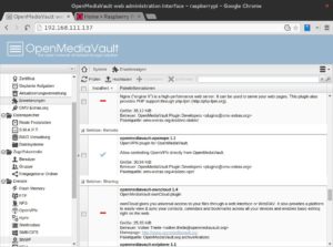 Abbildung 7: Über die Erweiterungen rüsten Sie OpenMediaVault mit zusätzlichen Serverdiensten und Funktionen auf.