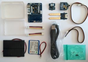 Abbildung 9: Das Seeed Studio Solar Kit ermöglicht den autonomen Betrieb der einzelnen Sensoren.