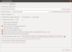 Abbildung 2: Zusätzlichen Boardmanager einfügen.