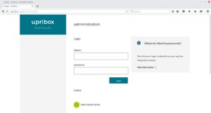 Abbildung 4: Denkbar einfach hielten die Entwickler die Administrationsoberfläche der Upribox.