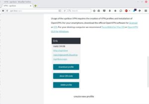 Abbildung 5: Der VPN-Modus erlaubt das Anlegen mehrerer Profile für verschiedene Anwender oder Geräte.