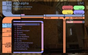 Abbildung 1: Die Oberfläche der VDR-Software erinnert an die Terminals einer bekannten Science-Fiction-Serie.