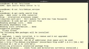 Abbildung 7: Unter der Haube des Open Source Media Centers steckt ein gewöhnliches Debian-System in Version 8.1 mit allem Drum und Dran.