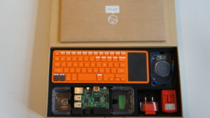 Abbildung 1: Das ansprechend gestaltete Kano-Kit weckt nicht nur bei Kindern sofort Interesse.