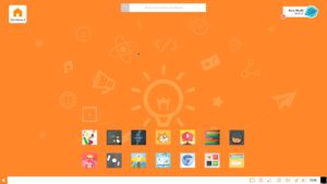 Abbildung 2: Schick, schlank und funktionell auf Kinder ausgerichtet: der Desktop von Kano&nbsp;OS.