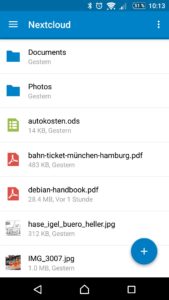 Abbildung 6: Für Android gibt es bereits eine offizielle Nextcloud-App. Diese lässt sich im Gegensatz zum Owncloud-Pendant kostenlos aus dem Play Store installieren.