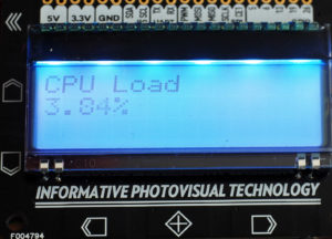 Abbildung 3: Die vom Hersteller mitgelieferten Beispiele zeigen die aktuelle CPU-Auslastung.