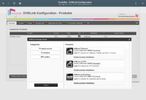 Abbildung 2: Die Konfiguration des DVBLink-Servers geschieht auf dem Raspberry Pi über ein übersichtliches Webfrontend.