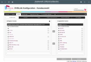 Abbildung 3: Damit der TVButler das Fernsehprogramm kennt, müssen Sie die EPG-Informationen mit den entsprechenden Sendern verknüpfen.