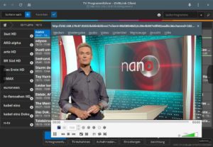 Abbildung 5: Da der Raspberry Pi für das Transkodieren nicht genügend Rechenleistung bietet, müssen Sie die Streams mit einem externen Player wie VLC öffnen.