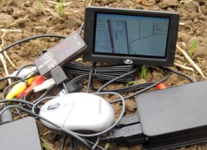 Abbildung 5: Der Raspberry Pi im Einsatz als einfaches Navigationsgerät.