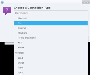 Abbildung 6: Über das Applet des Network-Managers richten Sie unter XFCE komfortabel eine Netzwerkverbindung ein.