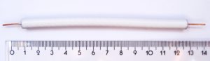 Abbildung 7: Ein 11 Zentimeter langes Element einer COCO-Antenne, aus einem Antennenkabel geschnitten.