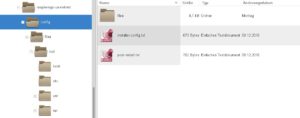 Abbildung 1: Die bei Netinstaller 1.5 im Vergleich zum Vorgänger aufgeräumtere Verzeichnisstruktur für Benutzerdateien erleichtert die spätere Bedienung.