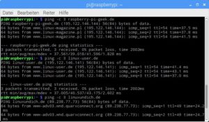 Abbildung 1: Über den Ping-Befehl finden Sie die IP-Adresse eines Netzwerkrechners heraus.