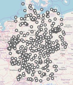 Abbildung 1: Die Messpunkte des Umweltbundesamts.