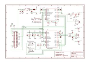 Abbildung 1: Der Schaltplan der Eigenbau-Soundkarte (oben: Digital-Audio, unten: Analog-Audio).