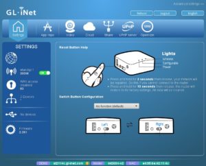 Abbildung 4: Über die Weboberfläche des Routers richten Sie im ersten Anlauf die Sprache und die Zeitzone sowie das Passwort für den Administrator ein.