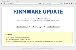 Abbildung 6: Der Bootloader enthält eine Webseite, die das Laden einer neuen Firmware ermöglicht. So reaktivieren Sie ein Gerät mit schadhafter Firmware wieder.