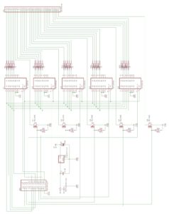 Abbildung 3: Der Schaltplan der für die Ansteuerung der LEDs verwendeten Controller-Boards.