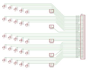 Abbildung 4: Diesem Plan entsprechend gilt es, die 125 LEDs des Projekts zu verdrahten.
