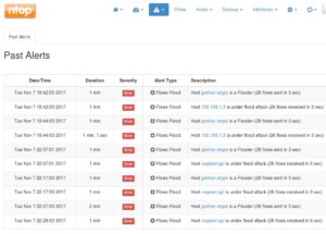 Abbildung 7: Um eine Warnung über Flood-Attacken auszulösen, haben wir über 100&nbsp;Anfragen gleichzeitig an den Webserver geschickt.