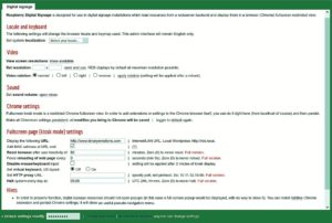 Abbildung 1: Das Webinterface für die Systemeinstellungen fällt weitgehend selbsterklärend aus.