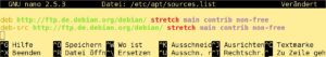 Abbildung 3: Einige Info-Seiten gibt es bei Debian nur in den Repo-Zweigen »contrib« und »non-free«.