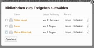 Abbildung 5: Auch allgemeine Freigaben f&uuml;r alle sind in Seafile m&ouml;glich.